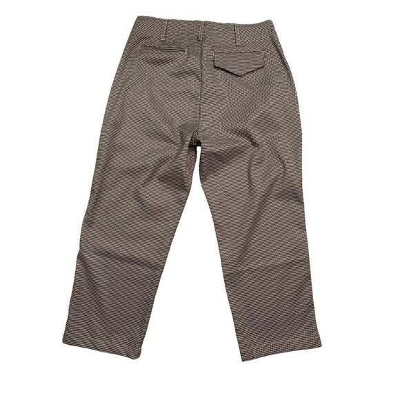 Free People Sandrine Rose Houndstooth Cropped Pants M NWT MSRP $148 Utility - Picture 3 of 7